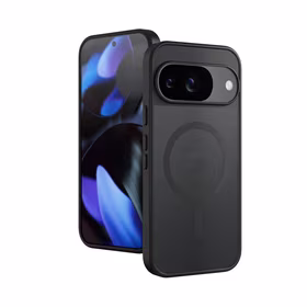 Crong Hybrid Matte Magnetic - MagSafe Google Pixel 9 Case (juodas)