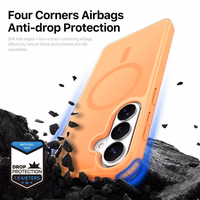 Dėklas Dux Ducis Yind MagSafe Samsung S947 S26 Plus oranžinis