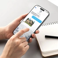 "Ringke Easy Slide" apsauginis atspindintis grūdintas stiklas "iPhone 17 Pro Max