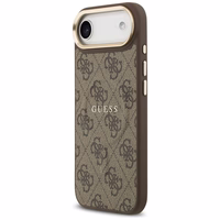 GUESS dėklas IPHONE 17 Air suderinamas su MagSafe GUHMP17MP4MSEGCW (PU 4G su klasikiniu) rudas