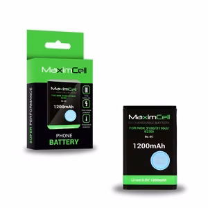 Maximcell baterija skirta Nokia 3100/3110CL/6230I BL-5C 1200mAh Li-ion