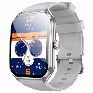Išmanusis laikrodis Hoco 1,96" AMOLED IP67 su skambučių funkcija Y28 sidabrinis