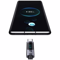 Laidas USAMS Sufeng Series US-SJ673 66W 6A Fast Charging USB-C į USB-A 1.2m tamsus