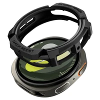 Spigen Rugged Armor dėklas Samsung Galaxy Watch 8 44mm - matinė juoda