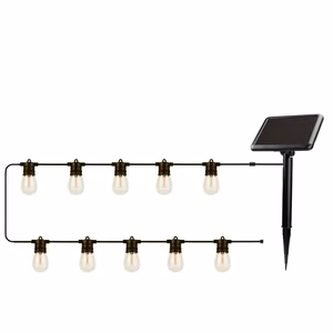 Forever Light LED солнечная гирлянда SUNARI FLS-60 7,5m 10 ламп IP44
