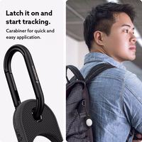 Spigen Vault dėklas Apple AirTag įrenginiui – matinė juoda