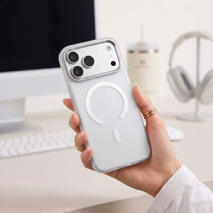 Tech-Protect MagZero MagSafe dėklas, skirtas iPhone 17 Pro Max / 18 Pro Max – matinis baltas