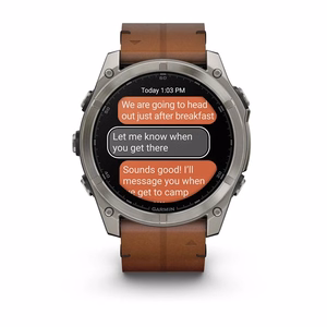Garmin fēnix 8 – GPS išmanusis laikrodis, AMOLED, 51 mm, titano spalvos