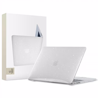 Tech-Protect SmartShell dėklas MacBook Air 13" M2 / M3 / 2022-2024 - Skaidrus-blizgantis