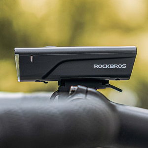 Rockbros 24510003001 priekinis dviračio žibintas 260 lm + USB-C - USB-A laidas - juodas