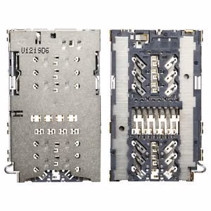 SIM ir MicroSD (arba DUAL SIM) kortelės kontaktas Samsung A320F/A520F/G930F/G935F/N930F/G950F/G955F/N950FD ORG