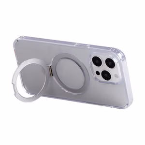 Магнитный защитный чехол с ручкой Joyroom JR-BP004 для iPhone 15 Pro Max (прозрачный)