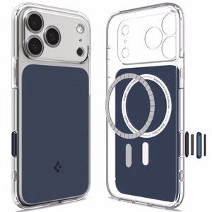Spigen Ultra Hybrid MagSafe dėklas iPhone 18 Pro Max / 17 Pro Max, matinis mėlynas