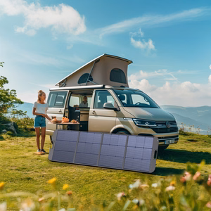 Choetech SC011 saulės įkroviklis 200W nešiojamas saulės skydelis - juodas