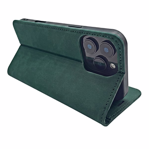 Smart Suede dėklas, skirtas Honor 600 / Honor 600 Pro, žalias
