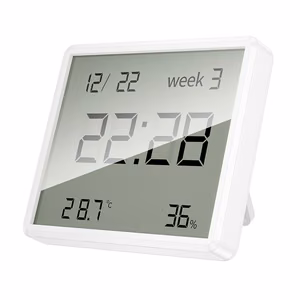 Elektroninis laikrodis su higrotermometru Hoco HX41 baltas