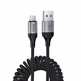 Kabelis USB A į Micro USB Hoco 2,4A 1,5 m X121 juodas