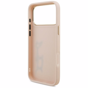 Karl Lagerfeld Karl Script Logo dėklas iPhone 17 Pro Max - rožinis