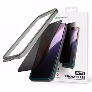 AmazingThing Titan FusionFilter 7 matinės privatumo apsauginis grūdintas stiklas iPhone 17 Pro Max telefonui