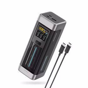 Cuktech CUK00P23GLBK 210W 25000mAh Išorinė baterija 2 x USB-C 1 x USB-A - juoda