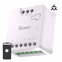SONOFF MINI-D išmanusis WiFi Matter jungiklis (AC/DC 12-48V, sausas kontaktas)