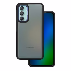 Crystal Black dėklas telefonui Samsung Galaxy M55 5G mėlynas
