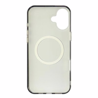 Audi IML Siuvinėjimo raštas Magnetinis iPhone 16 Plus 6.7" juodas/juodas kietas dėklas AU-IMLMIP16M-Q5/D3-BK