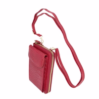 Megztas krepšys telefonui GCW12 raudonas