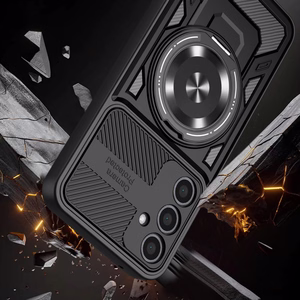Defender Armor Mag dėklas telefonui Samsung Galaxy A36 5G / A56 5G juodas