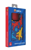 FC Barcelona case iPhone 15 Pro Magnetinis dėklas MagSafe OCFCBMCIP15PSP SP