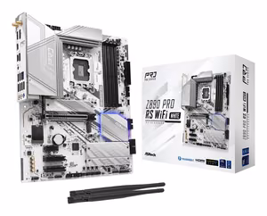 Asrock Z890 Pro RS WiFi White pagrindinė plokštė Intel Z890 LGA 1851 (Socket V1) ATX