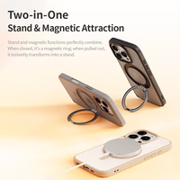 Rock Rotating Stand Soft Touch Series Magnetinis Iphone 16 Pro Max auksinis