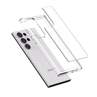 Crong Crystal Shield Cover - Samsung Galaxy S23 Ultra dėklas (skaidrus)