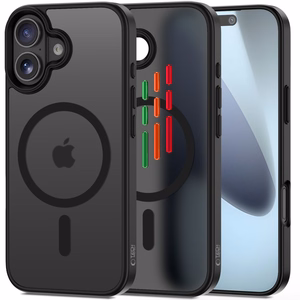 Tech-Protect MagMat XT 4 dalių rinkinys MagSafe dėklas telefonui iPhone 17 - matinė juoda