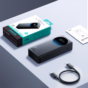 Joyroom JR-PBF02 Pro 20000mAh 45W išorinė baterija su skaitmeniniu ekranu 2x USB-A 2x USB-C juoda
