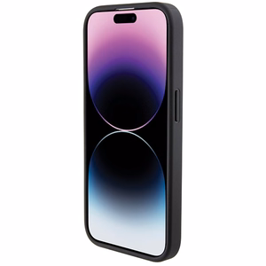 BMW odinis tekstūruotas ir juosta iPhone 15 Pro Max dėklas - juodas