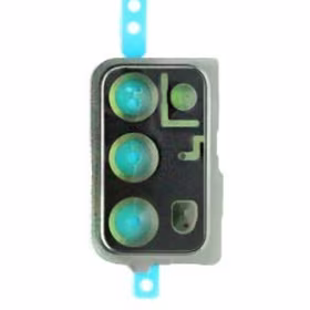 Samsung N980/N981 Note 20 kameros stikliukas su rėmeliu Mystic Green ORG