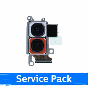 Kamera suderinama su Samsung G985 (G986) S20 Plus Galinė kamera / (dual) 64M AF + 12M / (Service Pack)