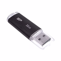 Silicon Power Ultima U02 USB atmintukas 32 GB USB A tipo 2.0 Juoda