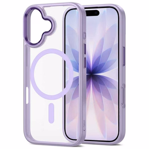 Tech-Protect MagMat MagSafe dėklas iPhone 17 skaidrus violetinis
