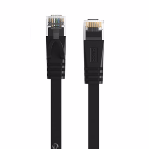 Orico PUG-C7B CAT7 10Gbps RJ45 Ethernet Network Cable Internet LAN Flat 3m - Black