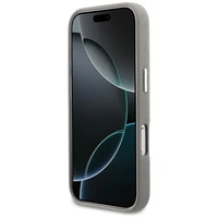 KARL LAGERFELD case for IPHONE 17 Pro compatible with MagSafe KLHMP17L6PFKCLG (PU FW W/ K&C Head Pin) gray