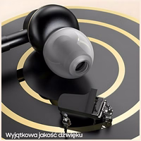 USAMS Stereo ausinės EP-43 metalUSB-C tamsiai žalias HSEP4302