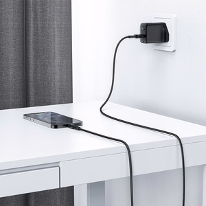 Acefast MFI USB - Lightning кабель 1.8m, 2.4A чёрный (C4-02 A Black)