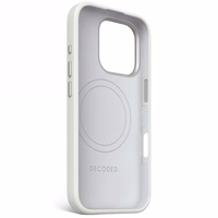 Decoded antimikrobinis silikoninis Stacks nugarinis dėklas su MagSafe iPhone 16 Pro - pilkas