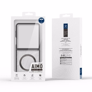 Telefono dėklas Dux Ducis Aimo Mag Samsung F731 Z Flip5 juodas