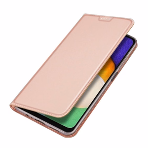 DUX DUCIS piniginės dėklas SKIN PRO SAMSUNG A14 4G / 5G rožinis