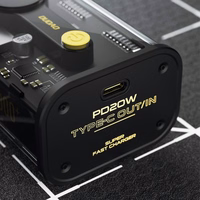 Išorinė baterija Dudao "K16" juoda 10000mAh (22.5W)