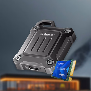"Orico XAM2 M.2 2230 USB-C 3.2 taktinė sustiprinta diskų įkrova - juoda