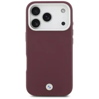 BMW Sign visiškai dengiantis metalinis magnetinis dėklas telefonui iPhone 17 Pro - raudonas